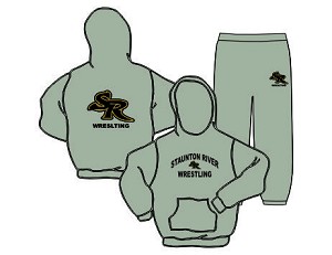 Staunton River Wrestling Gildan Poly-Cotton Hoody and pants package 