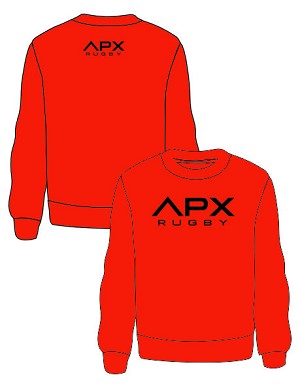 APX Rugby Crew Neck Lightweight Sweatshir 