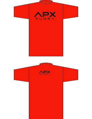 APX Rugby LogoTee Orange 