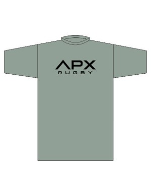 APX Rugby Locker Room T-shirt Sport Gray 