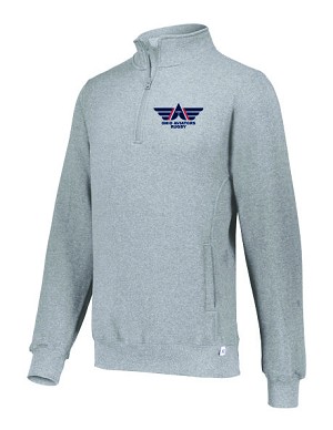 Ohio Aviators Rugby Russell Quarter Zip Gray 