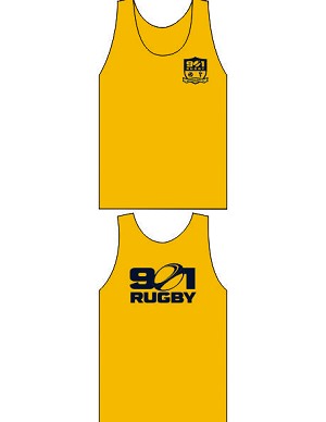 901Rugby Wicking  Tank Gold 